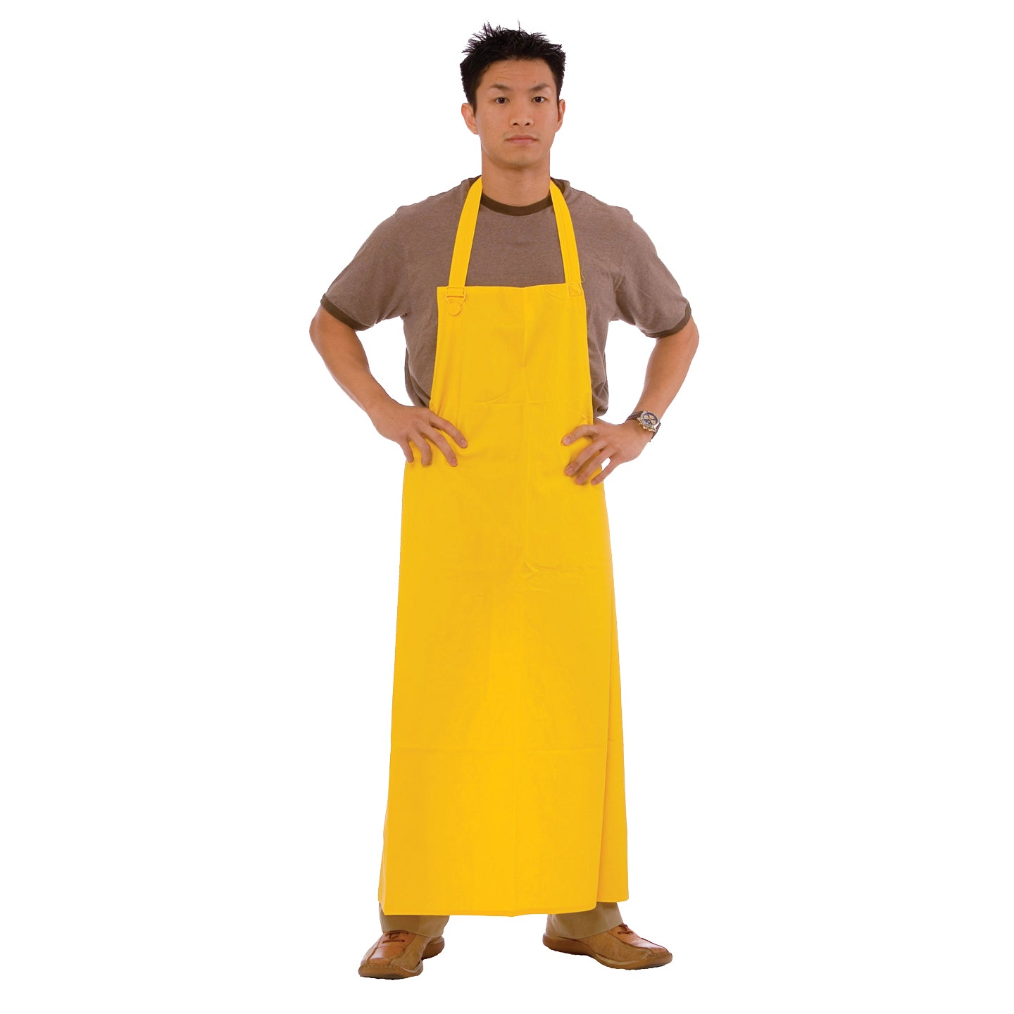 Cordova RA35Y PVC/Polyester Apron, Bulk 10-Pack