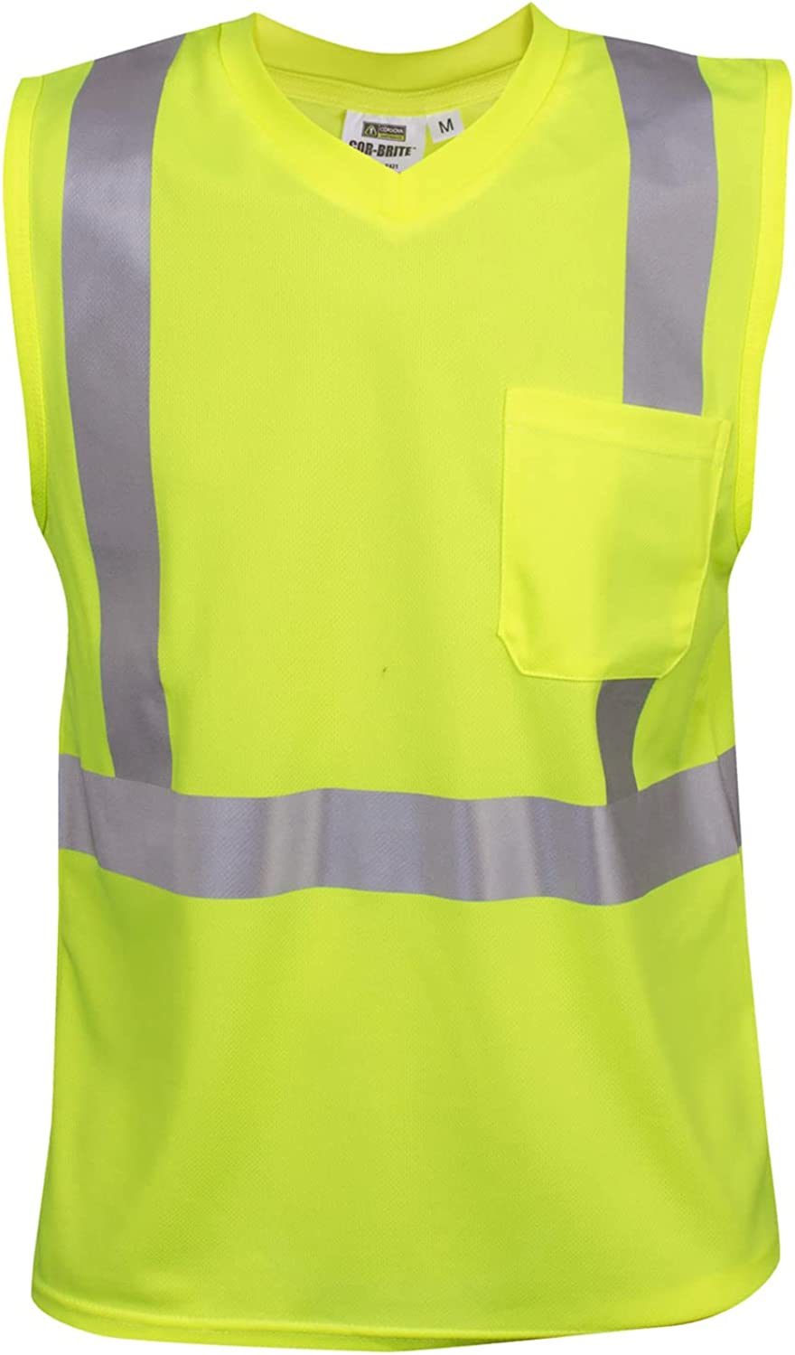 Type R, Class II, Birdseye Mesh, High-Visibility Reflective T-Shirt