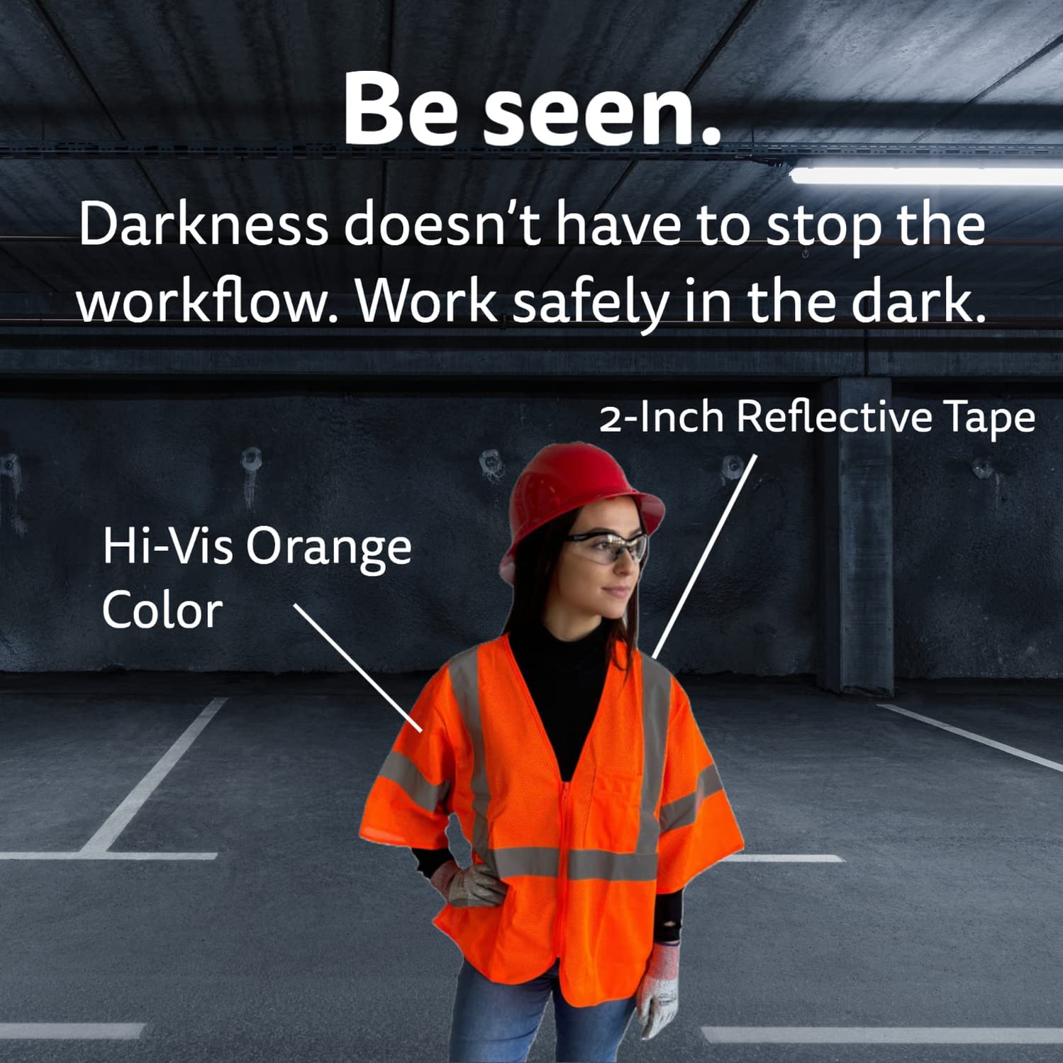 High-Visibility Mesh Safety Vest, Type R Class 3