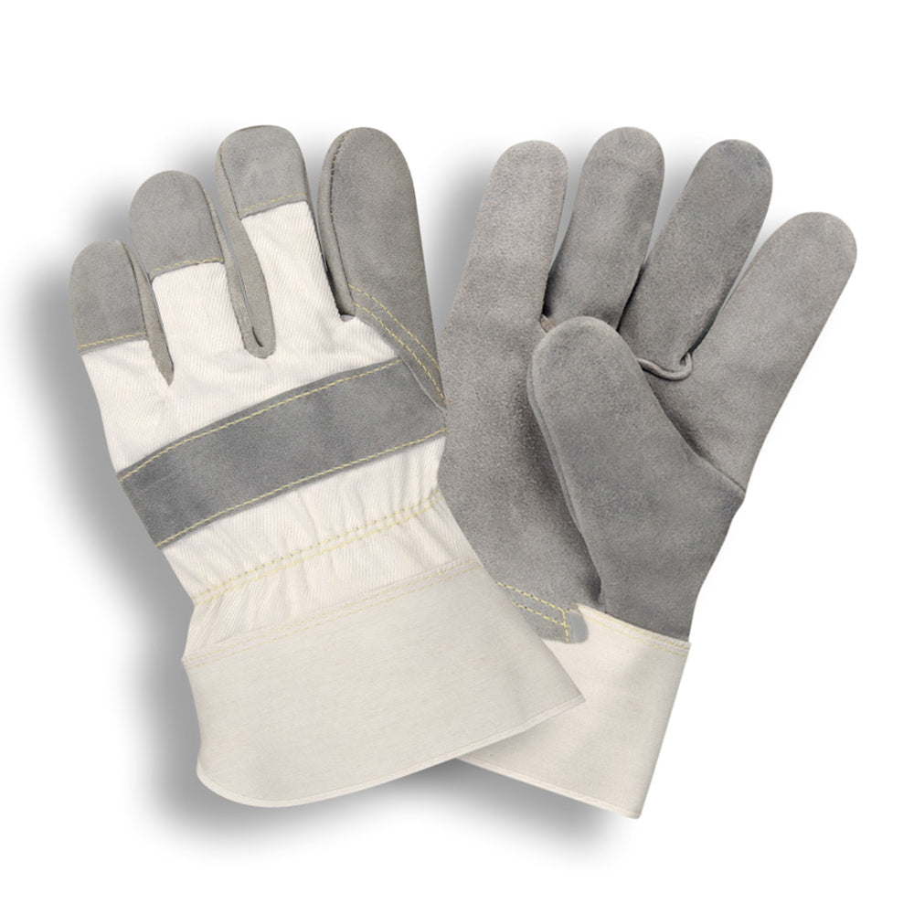 Side-Split Leather Palm Gloves, Bulk 12-Pack