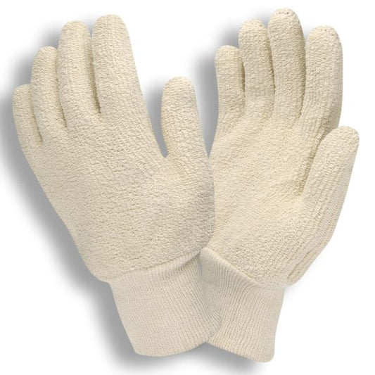 Terry Cotton Gloves, 12-Pack