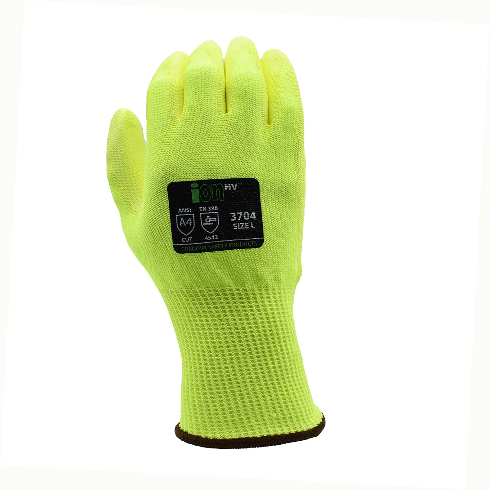 High-Visibility Cut-Resistant Gloves, ANSI Cut Level A4