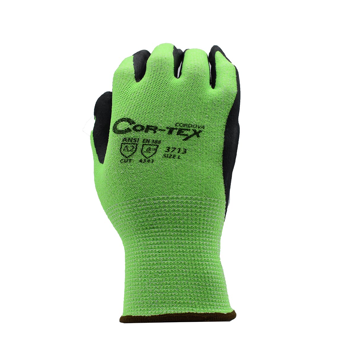 High-Visibility Cut-Resistant Gloves, ANSI Cut Level A2, Bulk 10-Pack