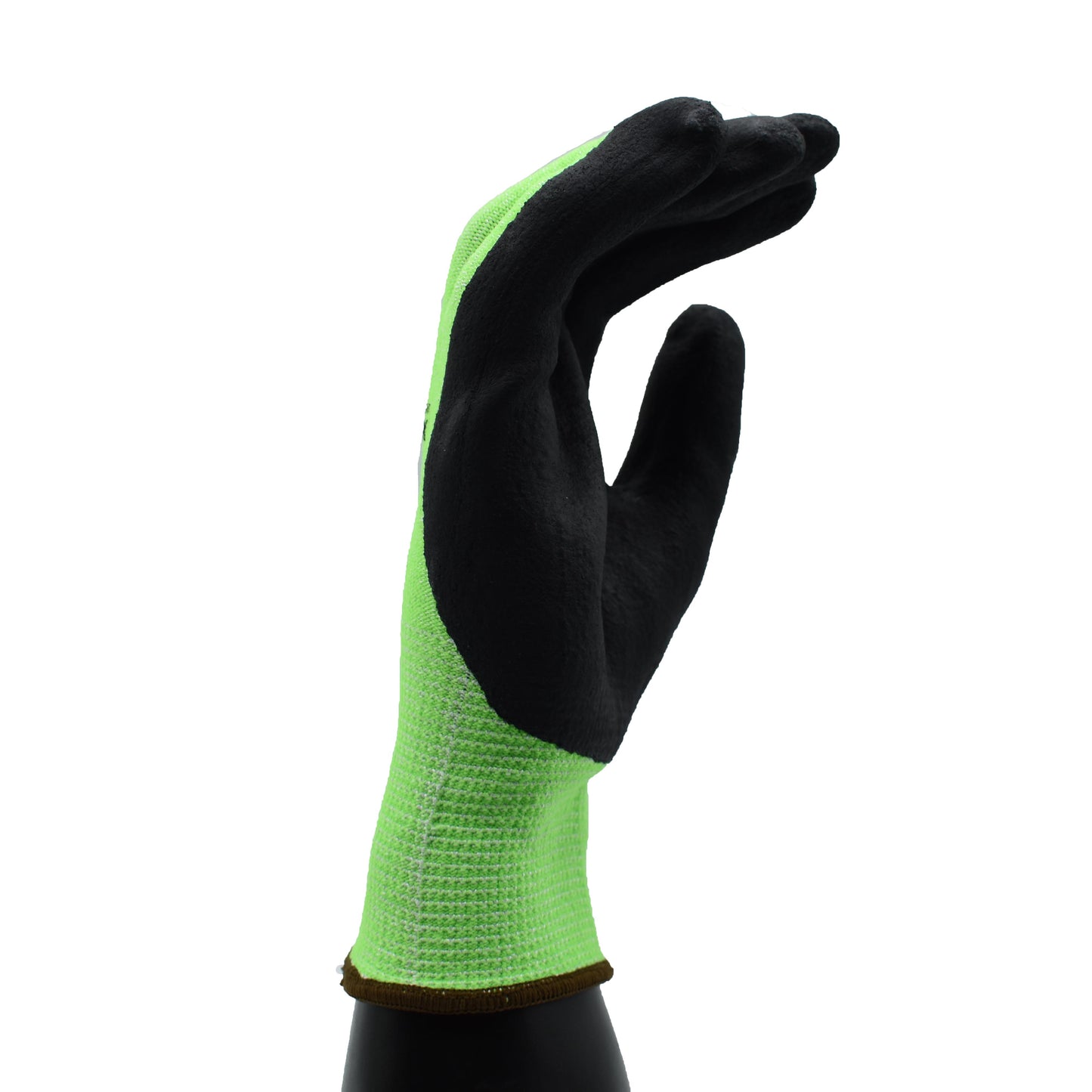 High-Visibility Cut-Resistant Gloves, ANSI Cut Level A2, Bulk 10-Pack