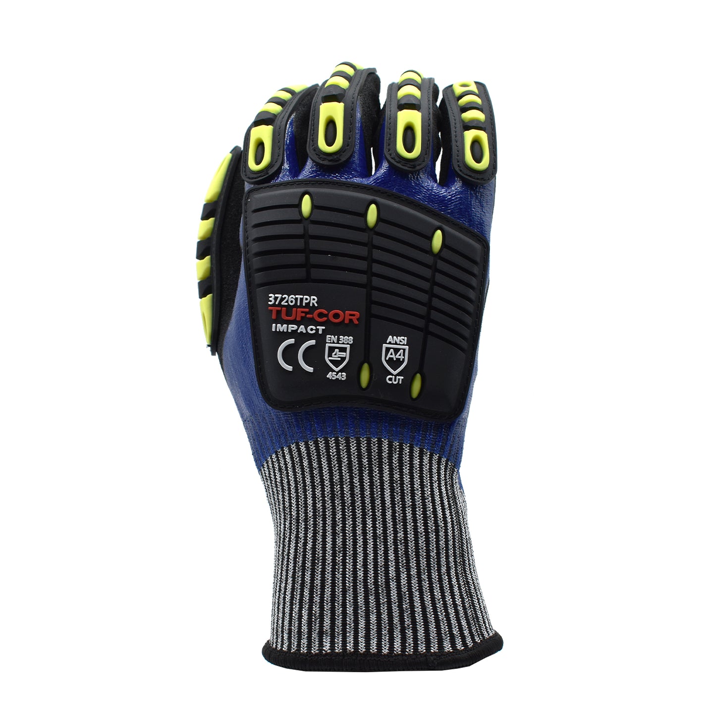 Tuf-Cor Cut-Resistant Impact Gloves, ANSI Cut level A4