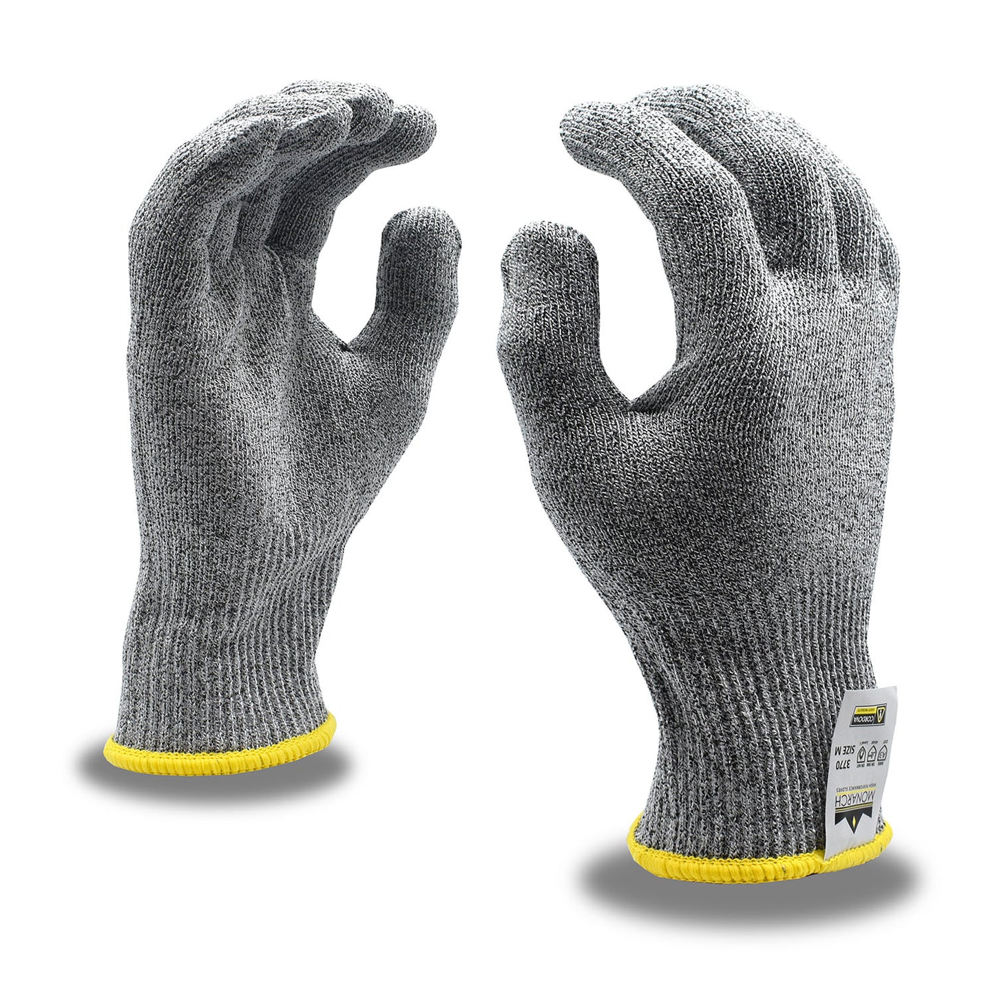 Cut-Resistant Gloves, ANSI Cut Level A3, Contact Heat Level 1