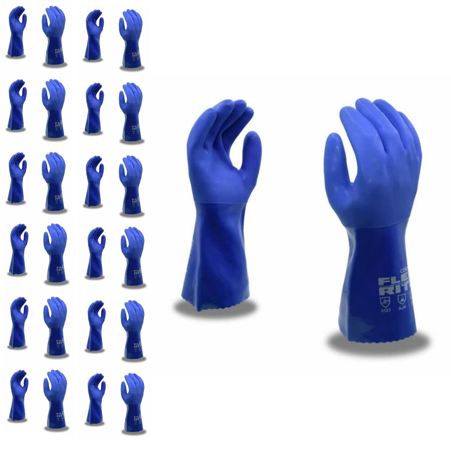 Flex-Rite PVC Gloves, 12-Pack