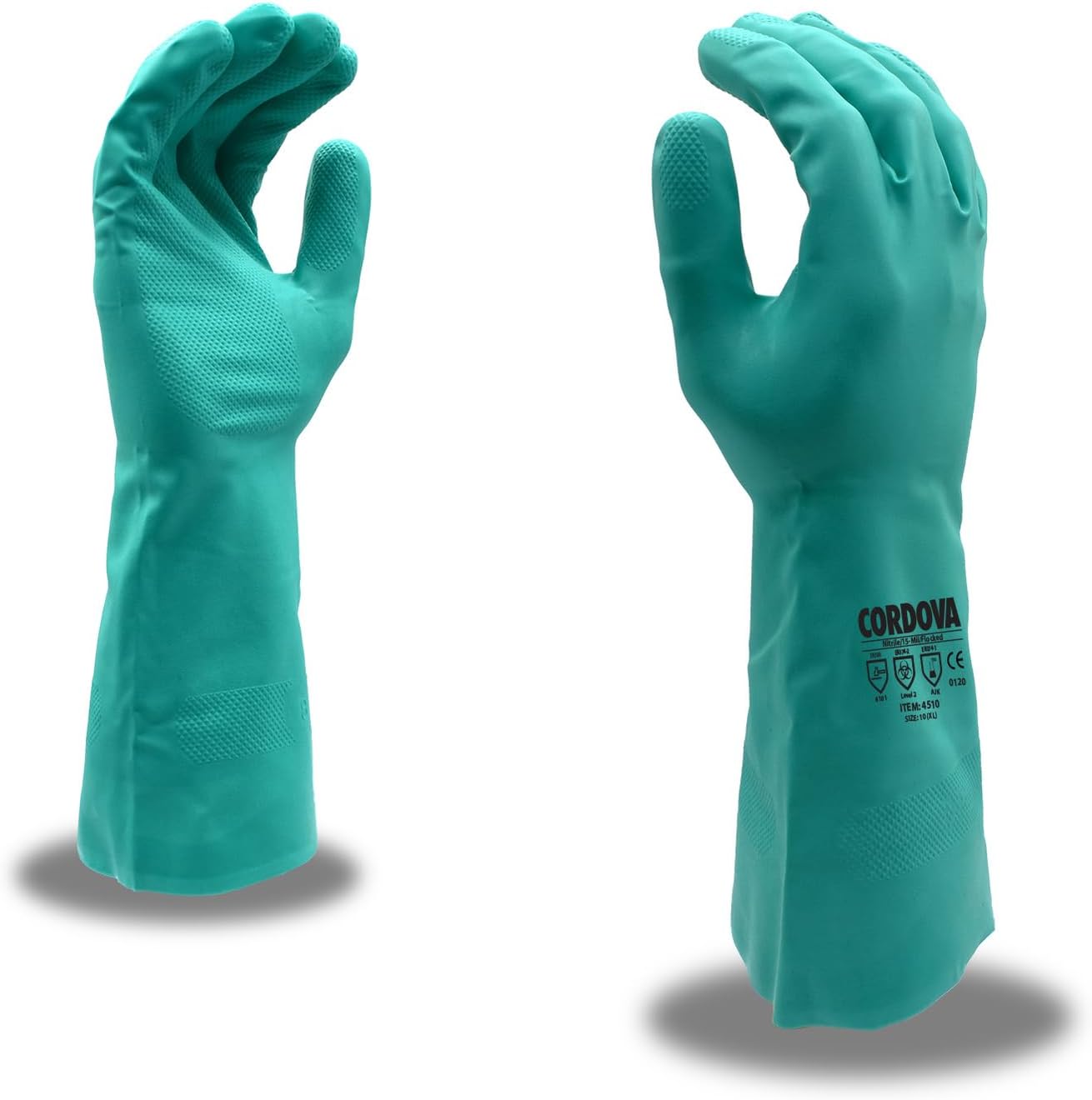 Premium Nitrile Gloves, 15-MIL, 13-Inch, 12-Pack