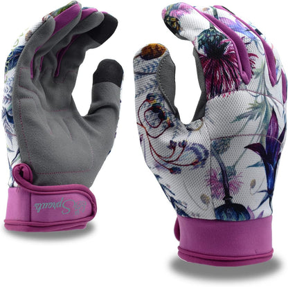 Wildflower Gardening Gloves Pro, Protective Padding