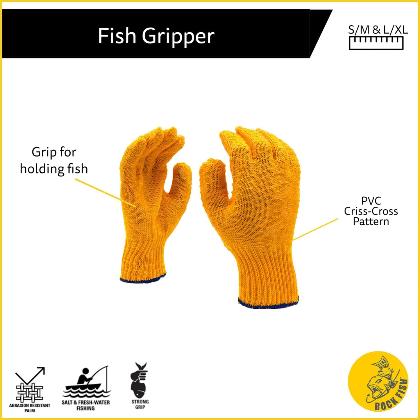 Fishing Gloves with Double-Sided Grip