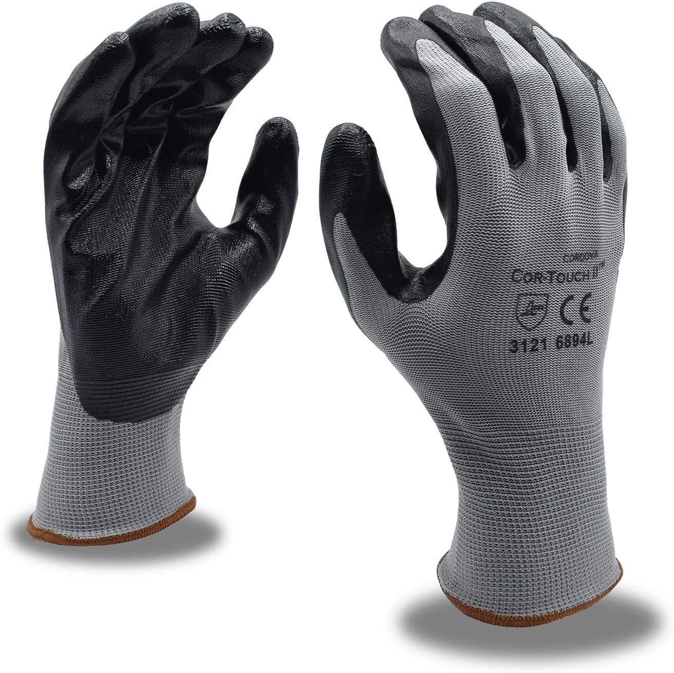 Nitrile Coated Work Gloves, 12-Pack
