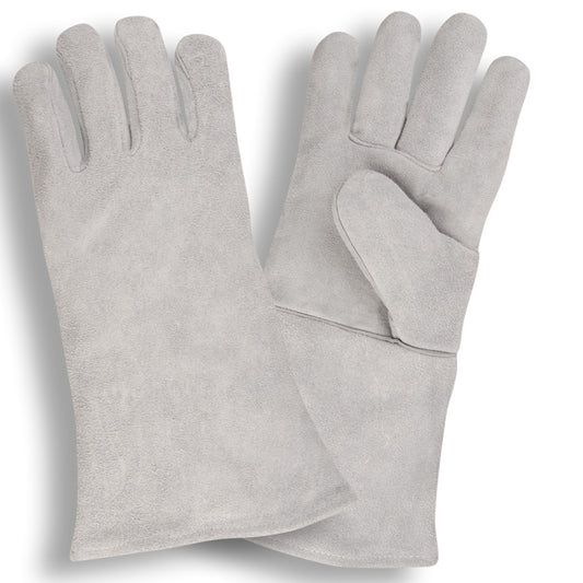 Shoulder-Split Leather Welding Gloves, Bulk 12-Pack