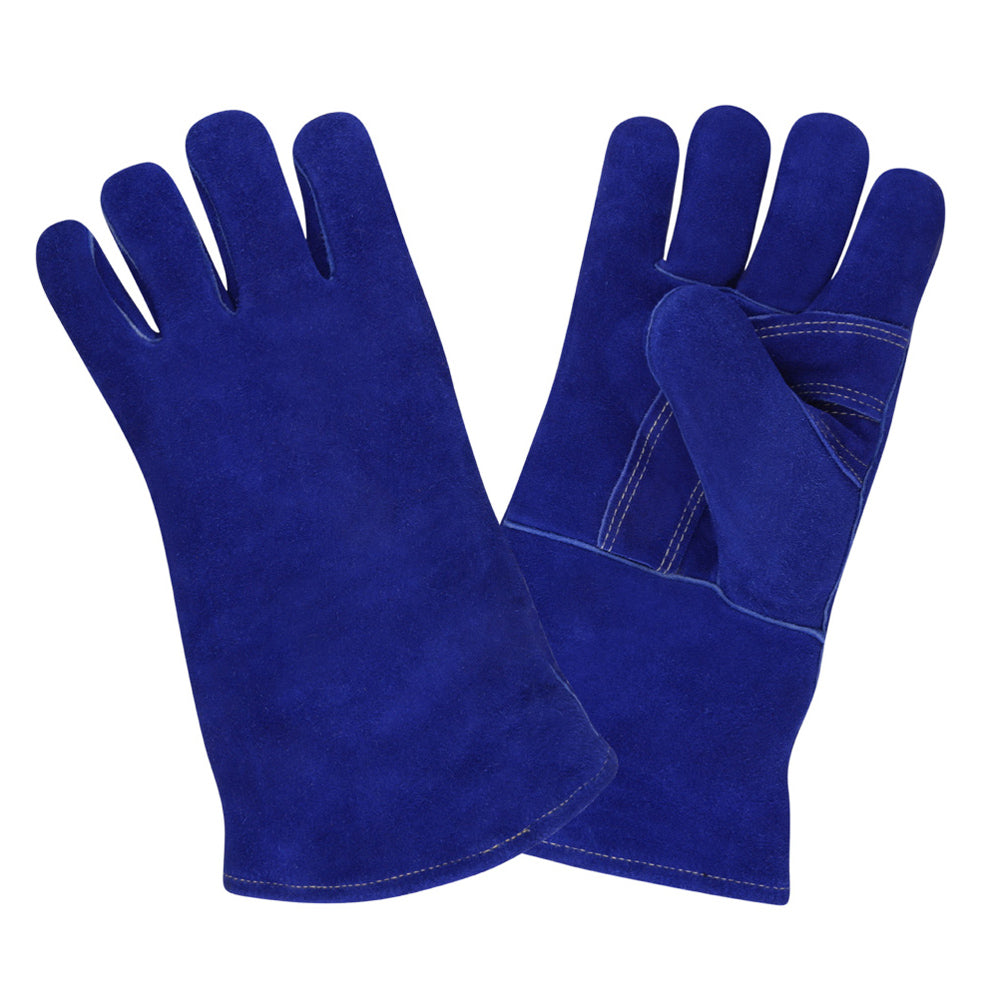 Premium Side-Split Leather Welding Gloves, Bulk 12-Pack