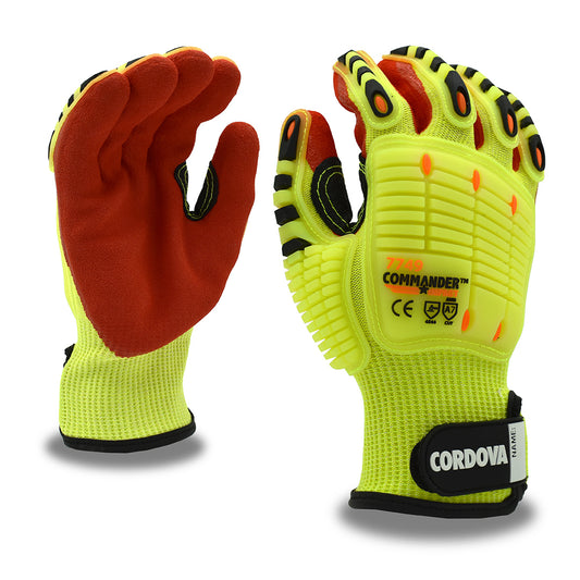 High-Visibility Cut-Resistant Gloves, ANSI Cut Level A7