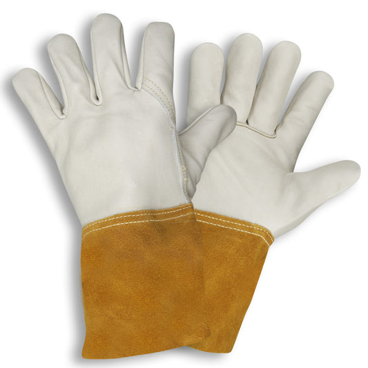 Leather Welding Gloves, Bulk 12-Pack