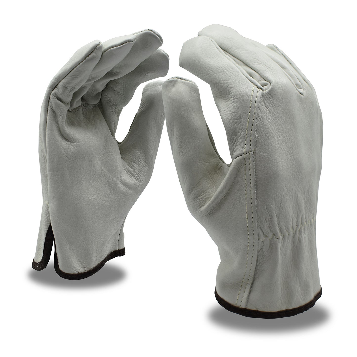 Leather Driver Gloves, Wing Thumb, Bulk 12-Pack