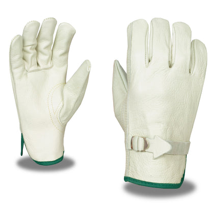 Regular Grain Cowhide Driver Gloves, Bulk 12-Pack
