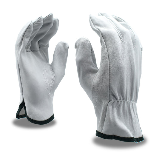Premium Grain Goatskin Driver Gloves, Bulk 12-Pack