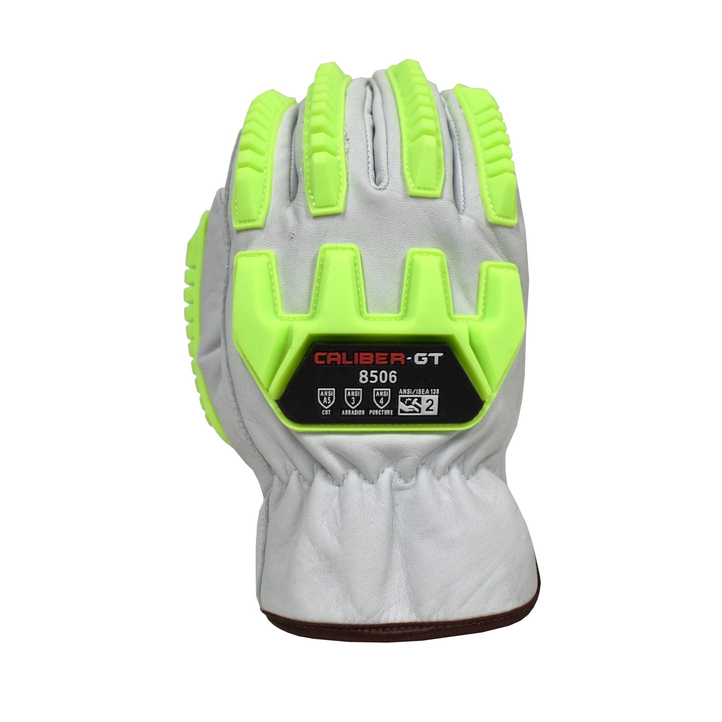 Cut-Resistant Goatskin Gloves, ANSI Cut Level A5, HPPE/Steel Lining