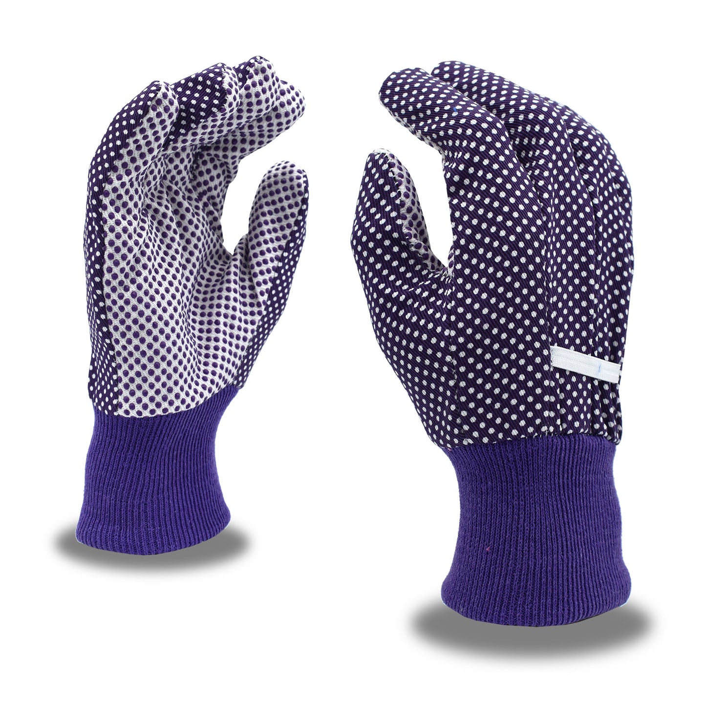 Cotton Gardening Gloves, Jersey, Medium, 10-Pack