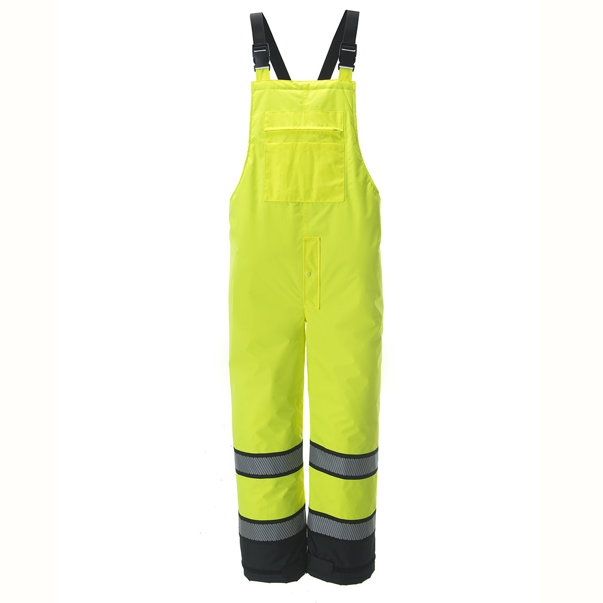 Rain Overalls, Quilted Bib Pants, High-Visibility