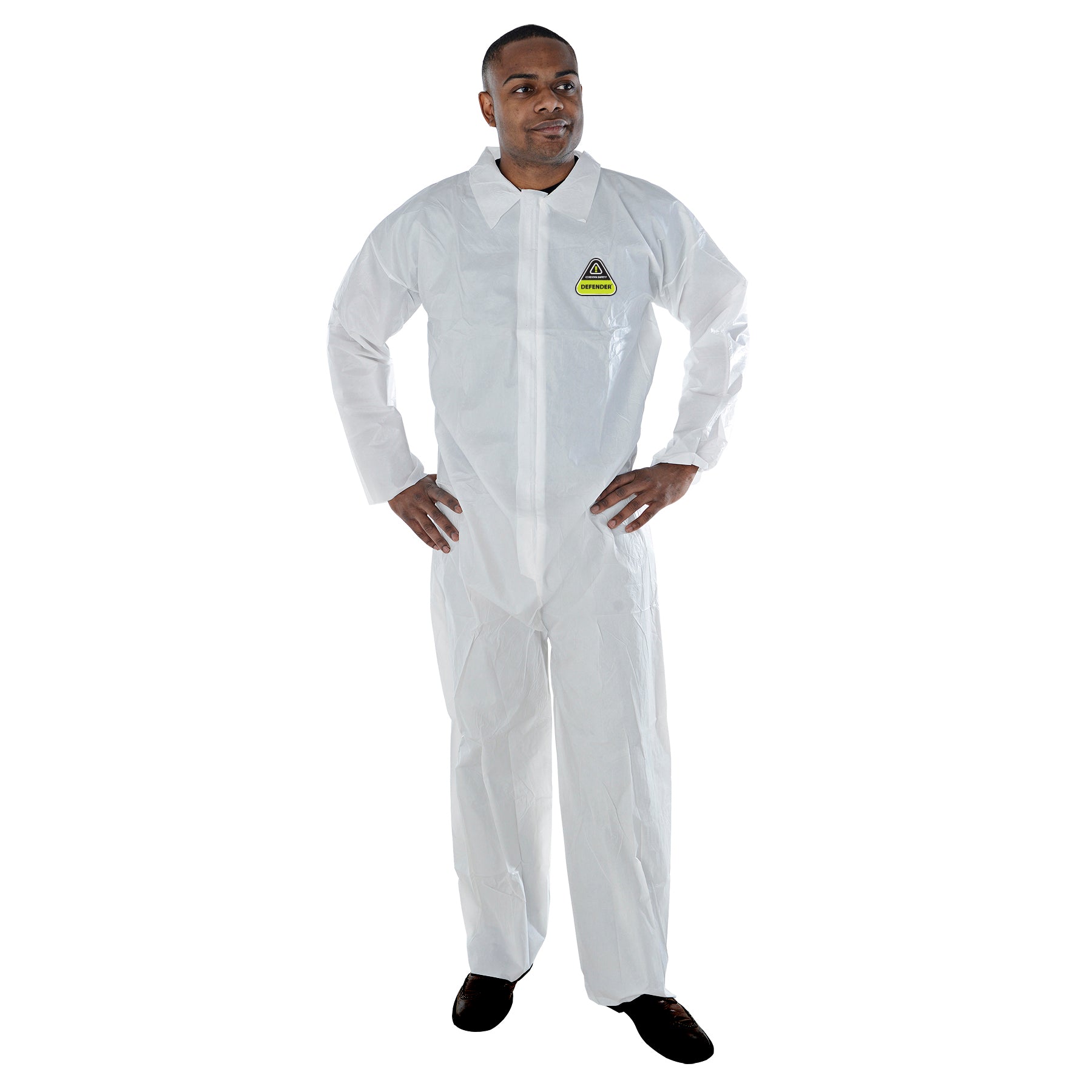 Cordova CPE Disposable Coveralls, Serged Seams, Microporous, Bulk 25-Pack