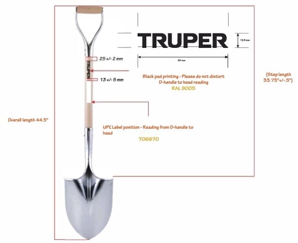 Chrome Ceremonial Shovel, 6-Pack
