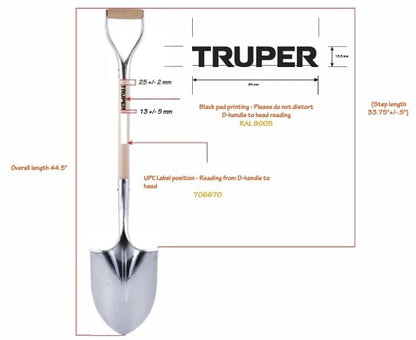Chrome Ceremonial Shovel, 6-Pack