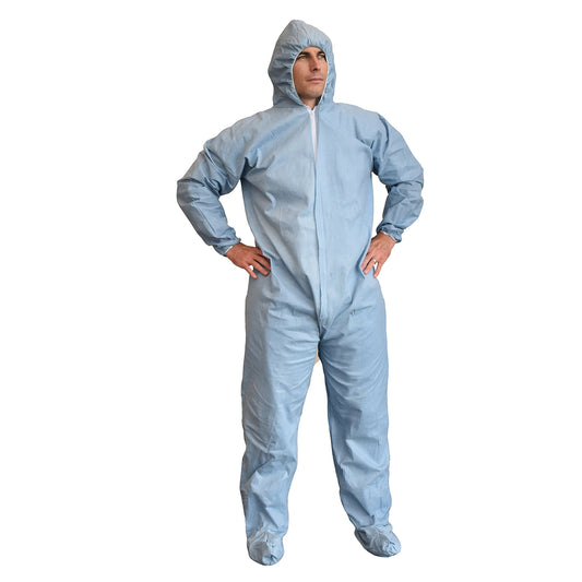 Cordova FRC400 Disposable Fire-Resistant Coveralls with Hood and Boots, Bulk 25-Pack