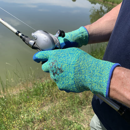 Cut-Resistant Fishing Gloves, ANSI Cut Level A4, For Fish Fileting