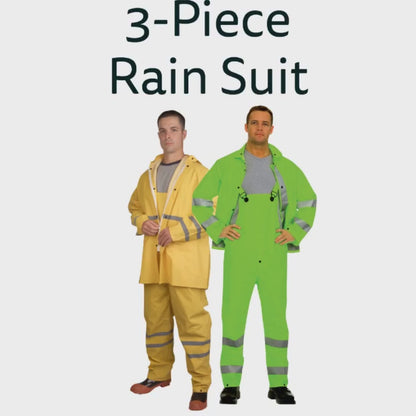 3-Piece Reflective Rain Suit