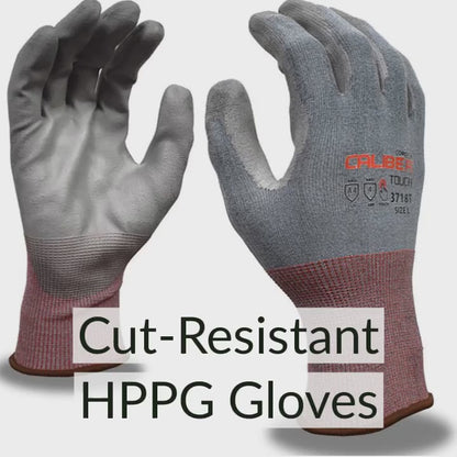 HPPG Cut-Resistant Gloves, ANSI Cut Level A4