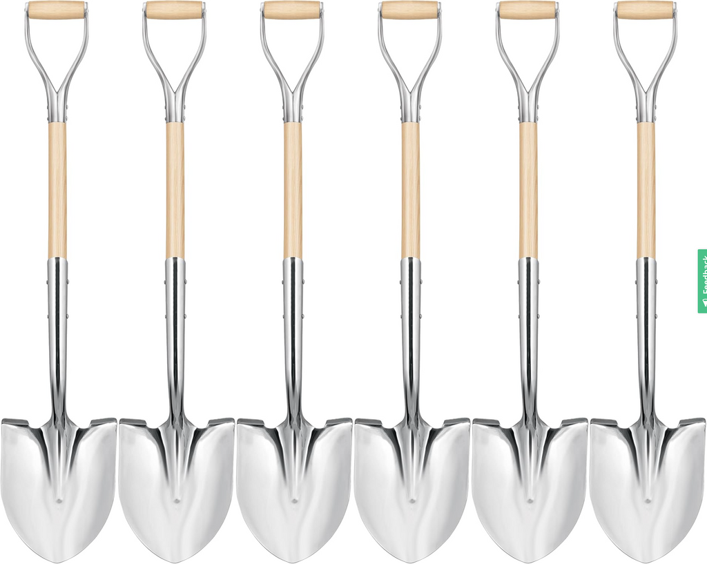 Chrome Ceremonial Shovel, 6-Pack