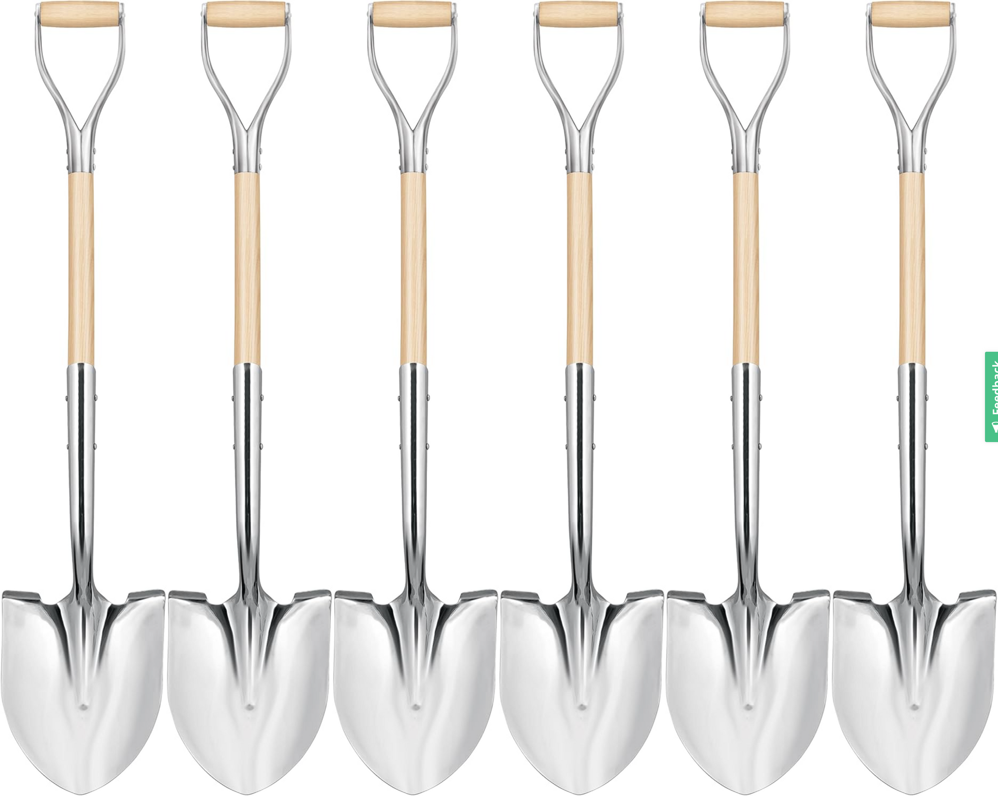 Chrome Ceremonial Shovel, 6-Pack