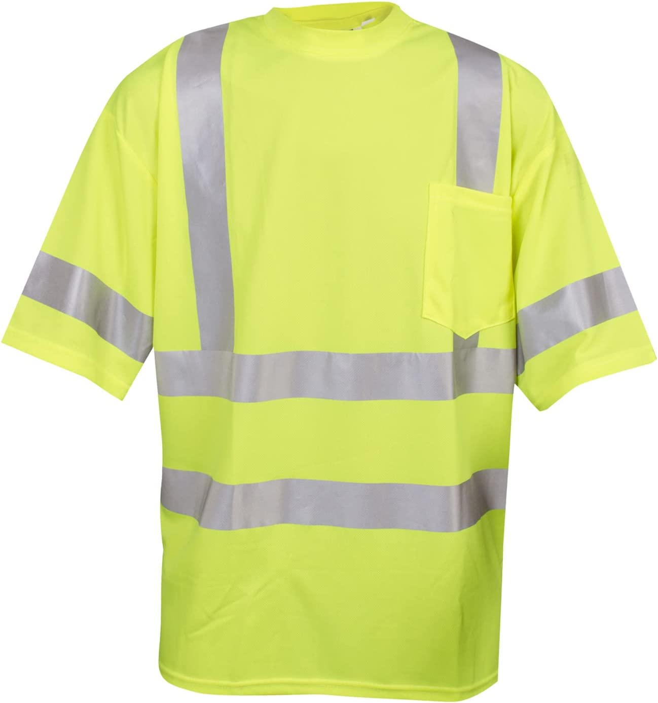 Moisture-Wicking Reflective T-Shirt, High-Visiblity, Type R, Class 3
