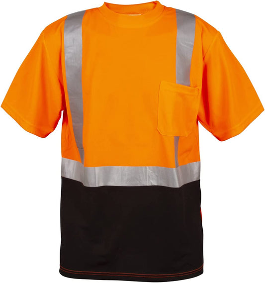 High-Visibility Reflective Safety T-Shirt