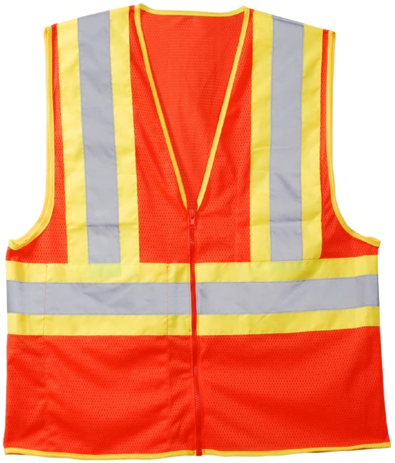 Type R, Class 2 High-Visibility Mesh Safety Vest, Contrasting Tape