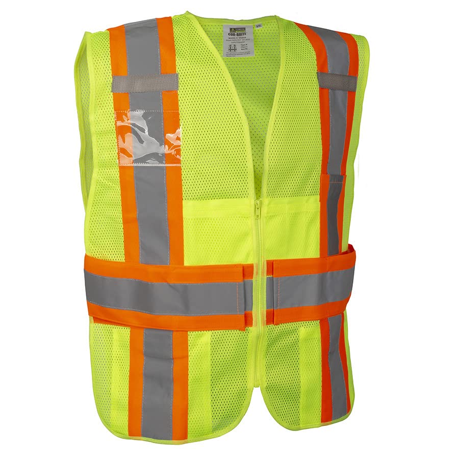 Type R, Class 2 Expandable Safety Vest, High-Visibility