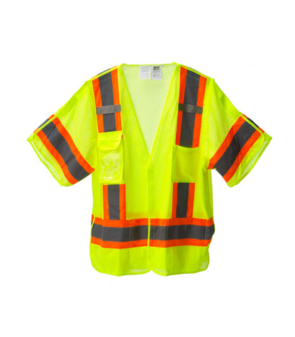 Type R, Class 3, Limited FR, High-Visibility 5-Point Breakaway Vest, Reflective