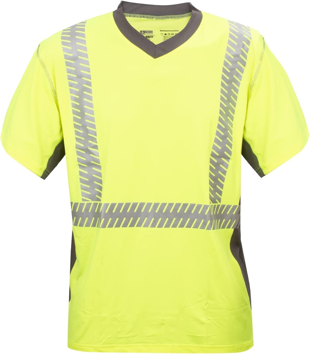 High-Visibility Safety T-Shirt, Type R, Class II, Yellow, Comfort Stretch