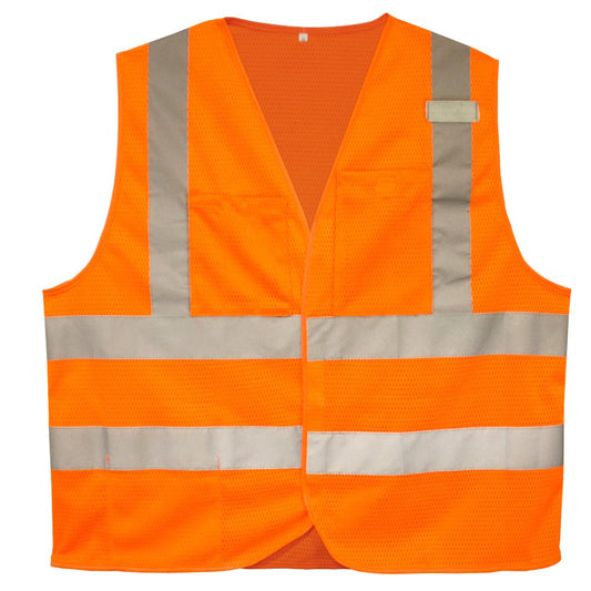Limited FR, Type R Class 2, Mesh Safety Vest with High-Visibility Reflective Tape