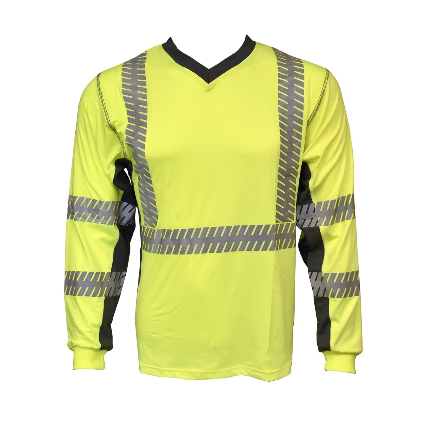 Type R, Class III, High-Visibility T-Shirt Long Sleeves, Reflective Tape