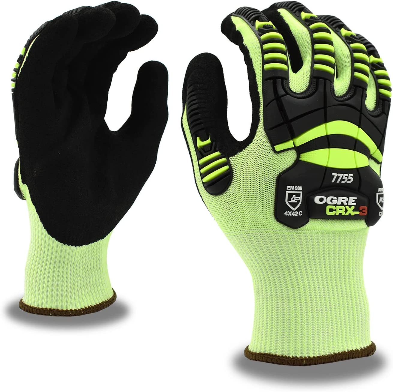 Impact Gloves, Cut-Resistant, ANSI Cut Level A3