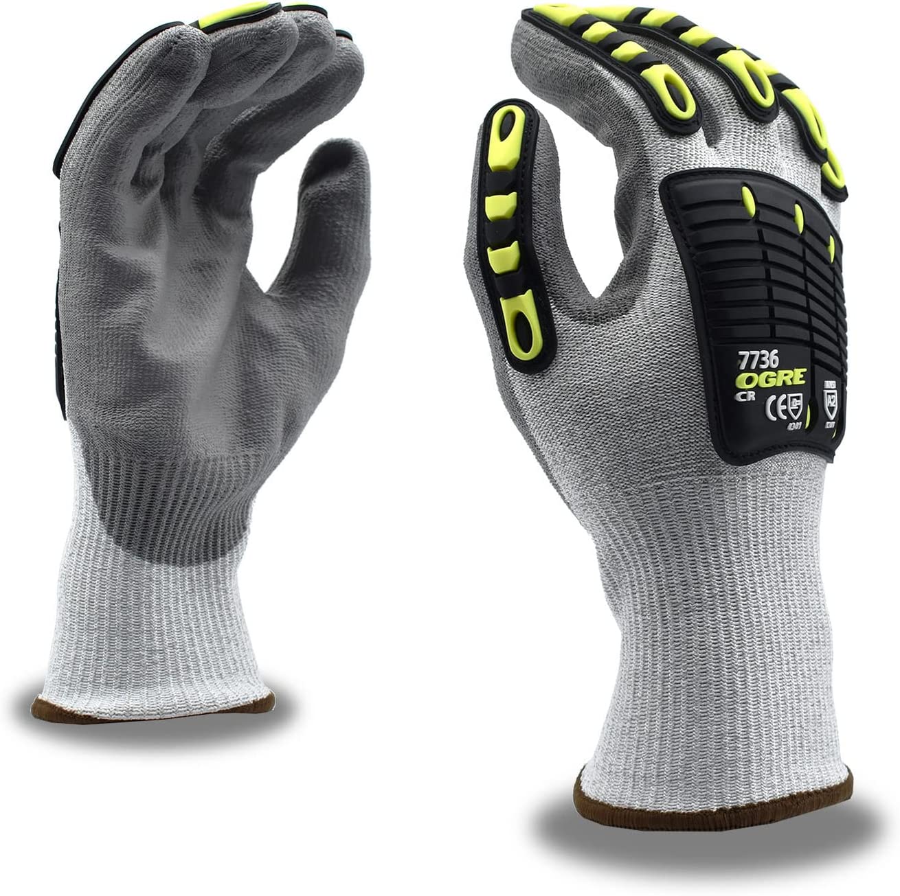 Cut-Resistant Impact Gloves, ANSI Cut Level A2