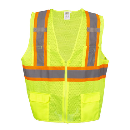 Type R, Class 2, High-Visibility, Surveyors Safety Vest, Mesh