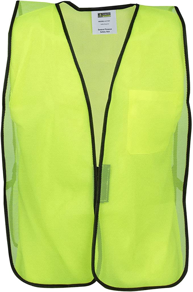 General Purpose Safety Vests, Bulk 10-Pack