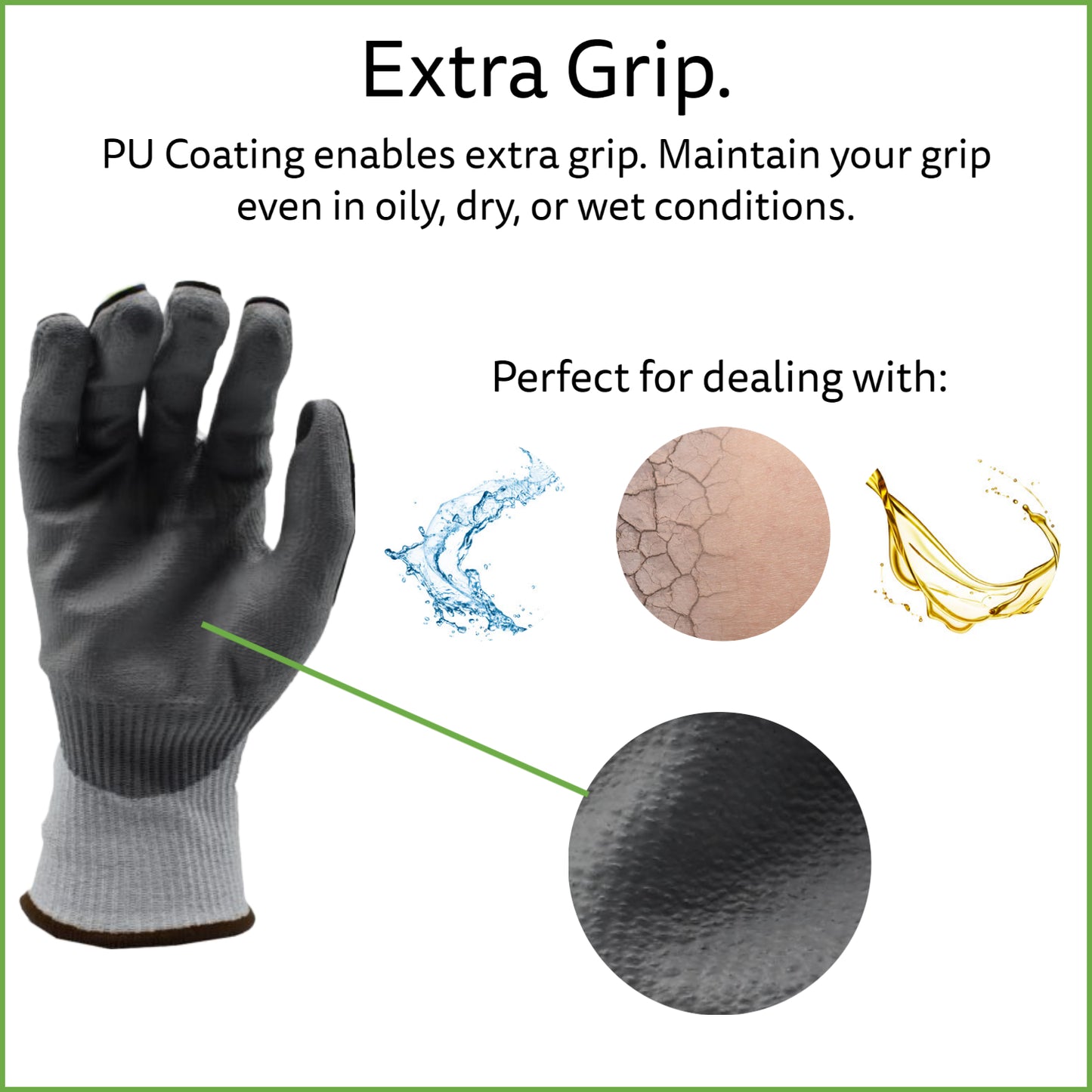 Cut-Resistant Impact Gloves, ANSI Cut Level A2