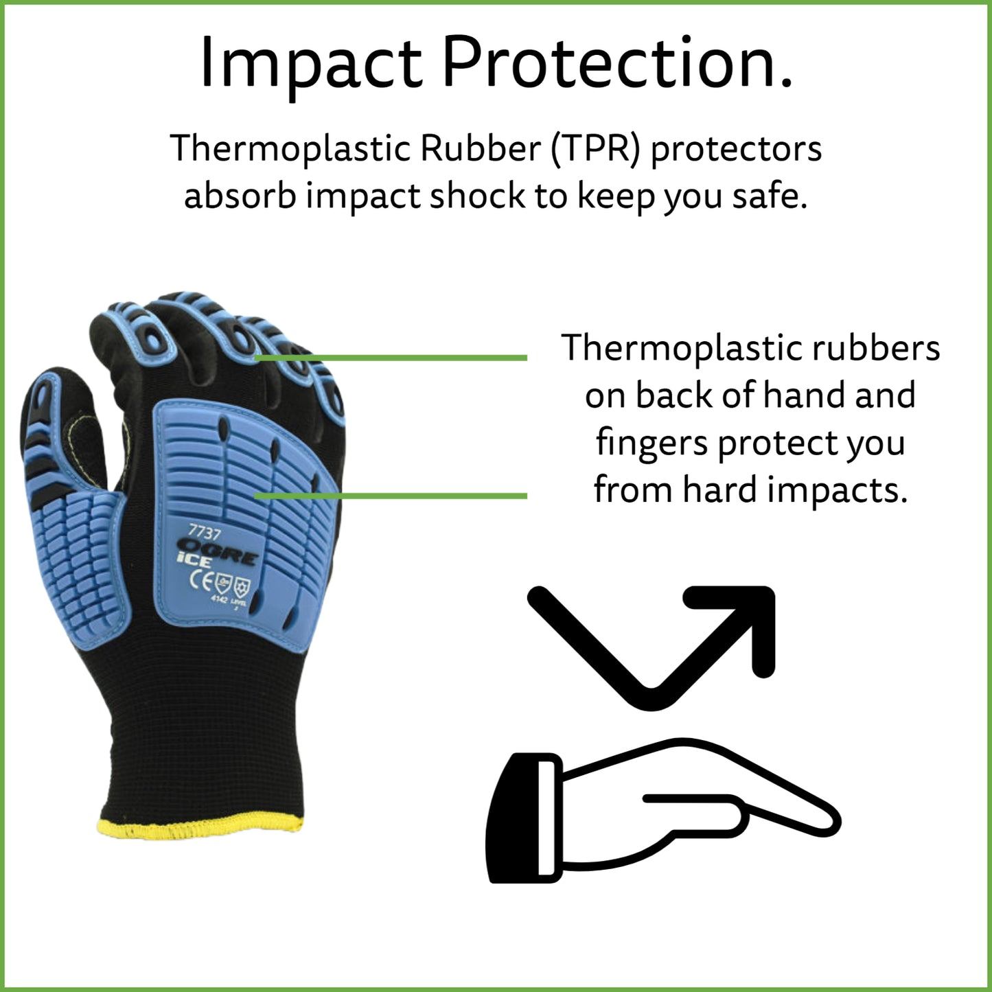 Ice Gloves, Contact Cold Level 2
