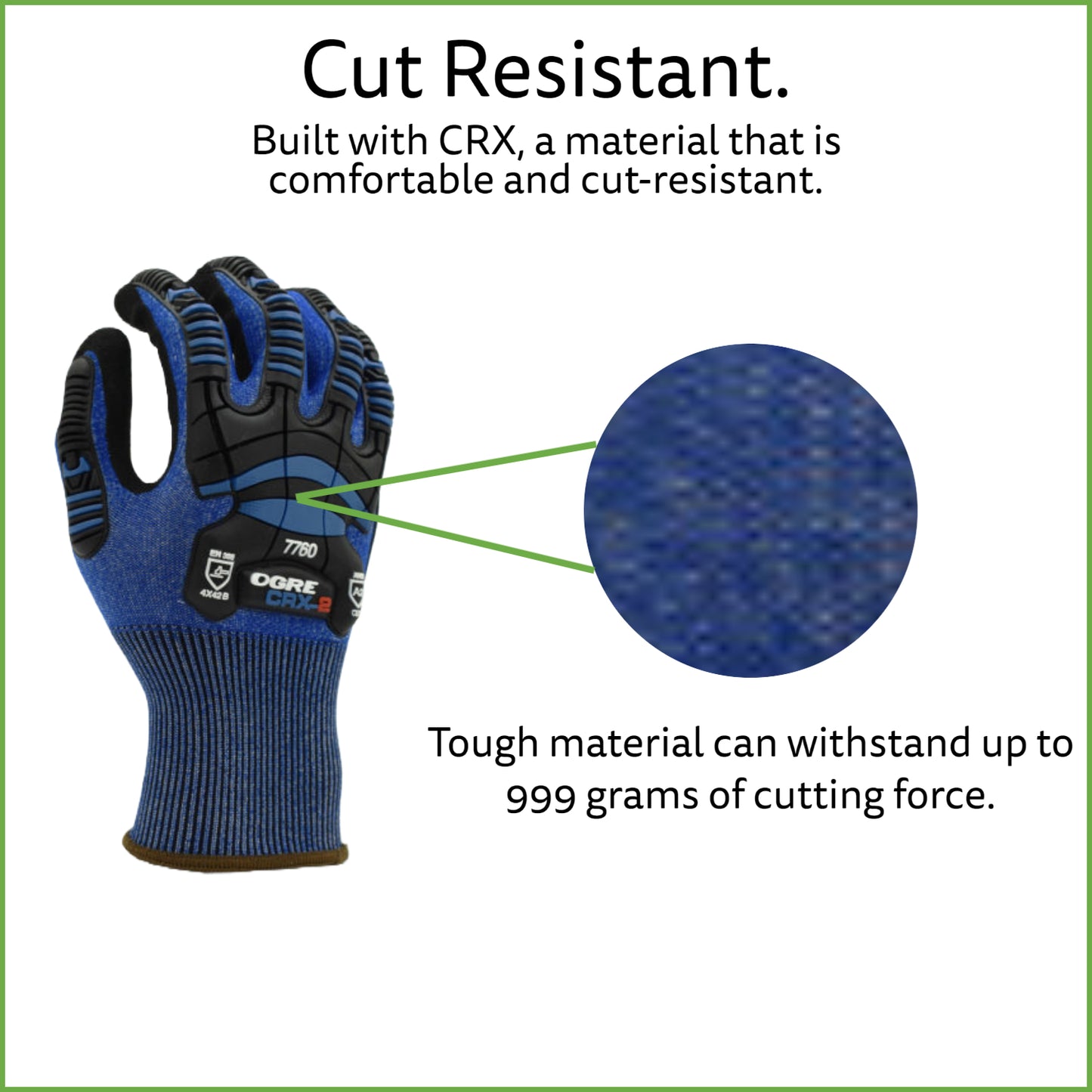 Impact Gloves, Cut-Resistant ANSI Cut Level A2