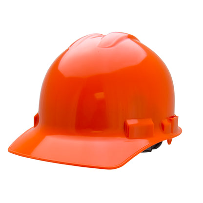 Cap-Style Hard Hat, 4-Point Ratchet Suspension, Class E and G, OSHA Approved Hard Hat